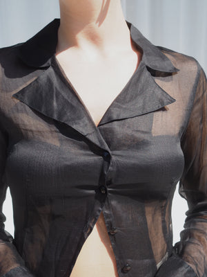 Anne Fontaine Sheer Blouse