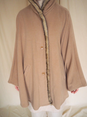 Cashmere & Wool Poncho