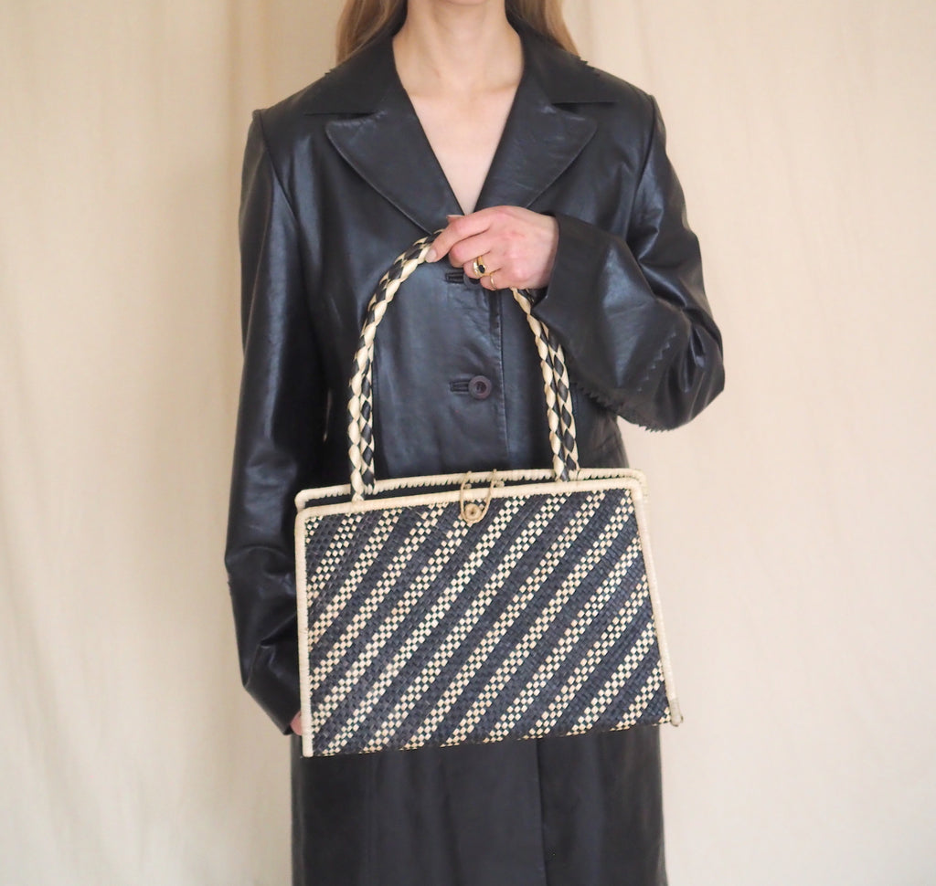 Vintage Raffia Bag