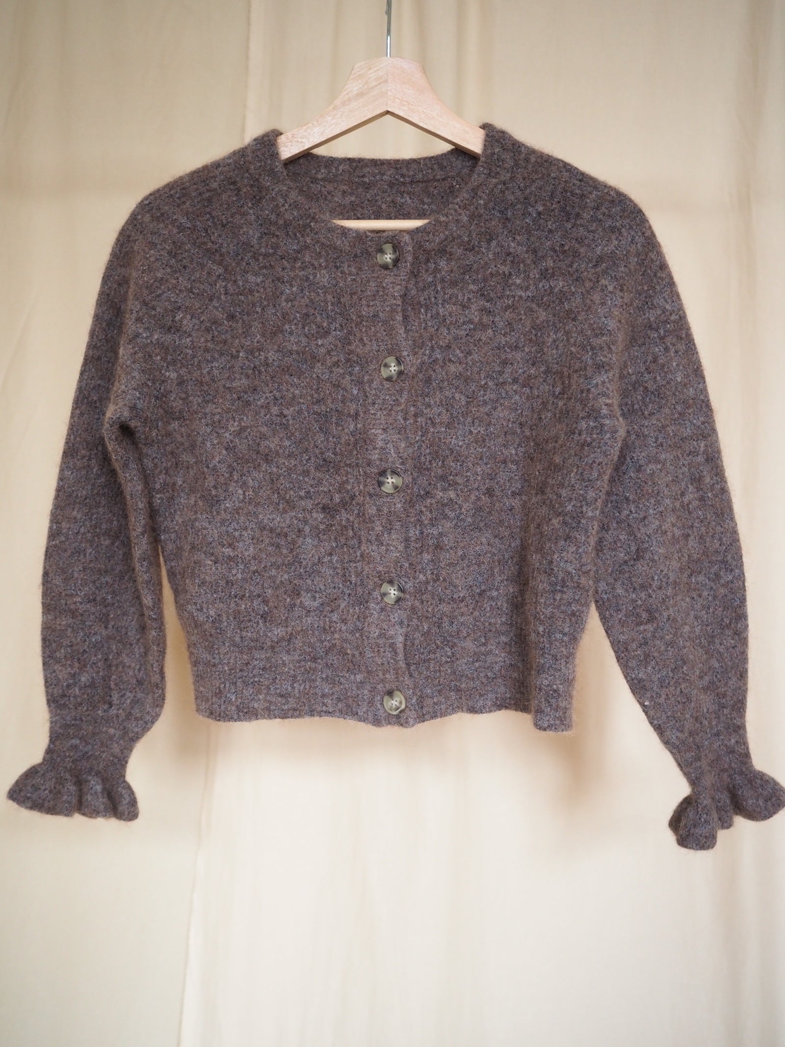 Mohair-blend Cardigan