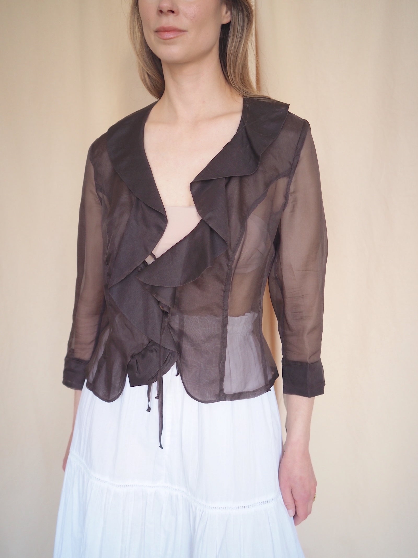 Silk Organza Blouse