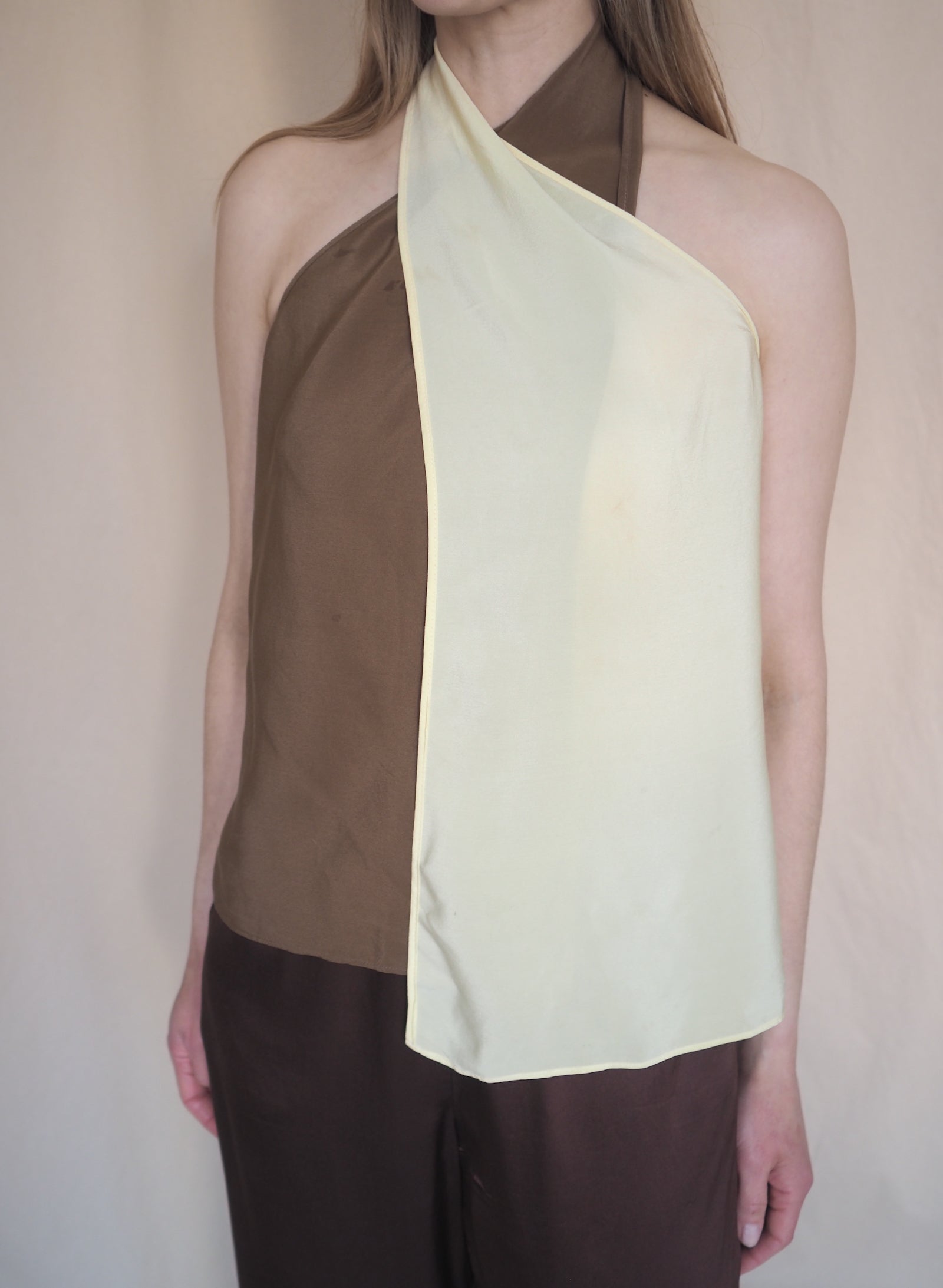 Silk Tie-Up Top