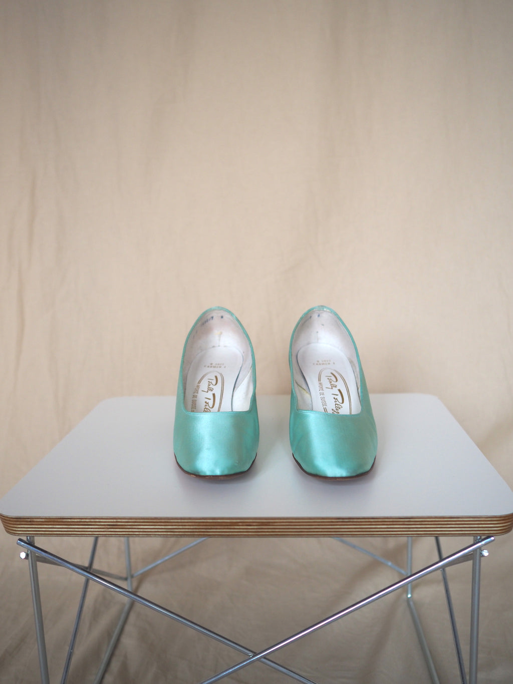 Vintage Bally Satin Pumps