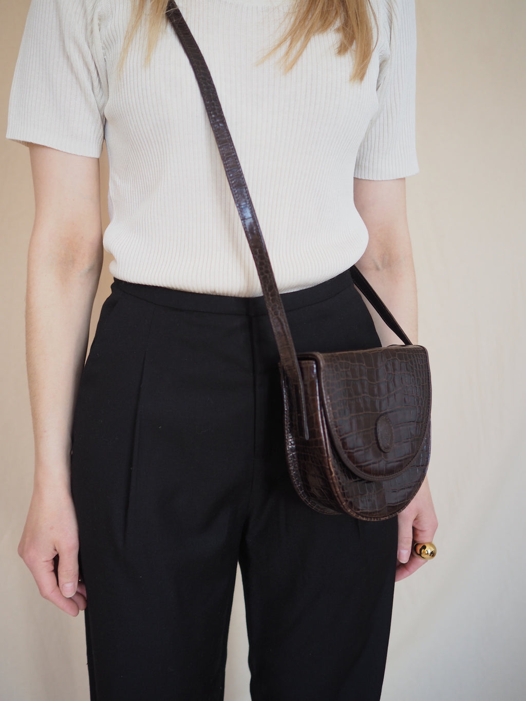 Small Vintage Leather Bag