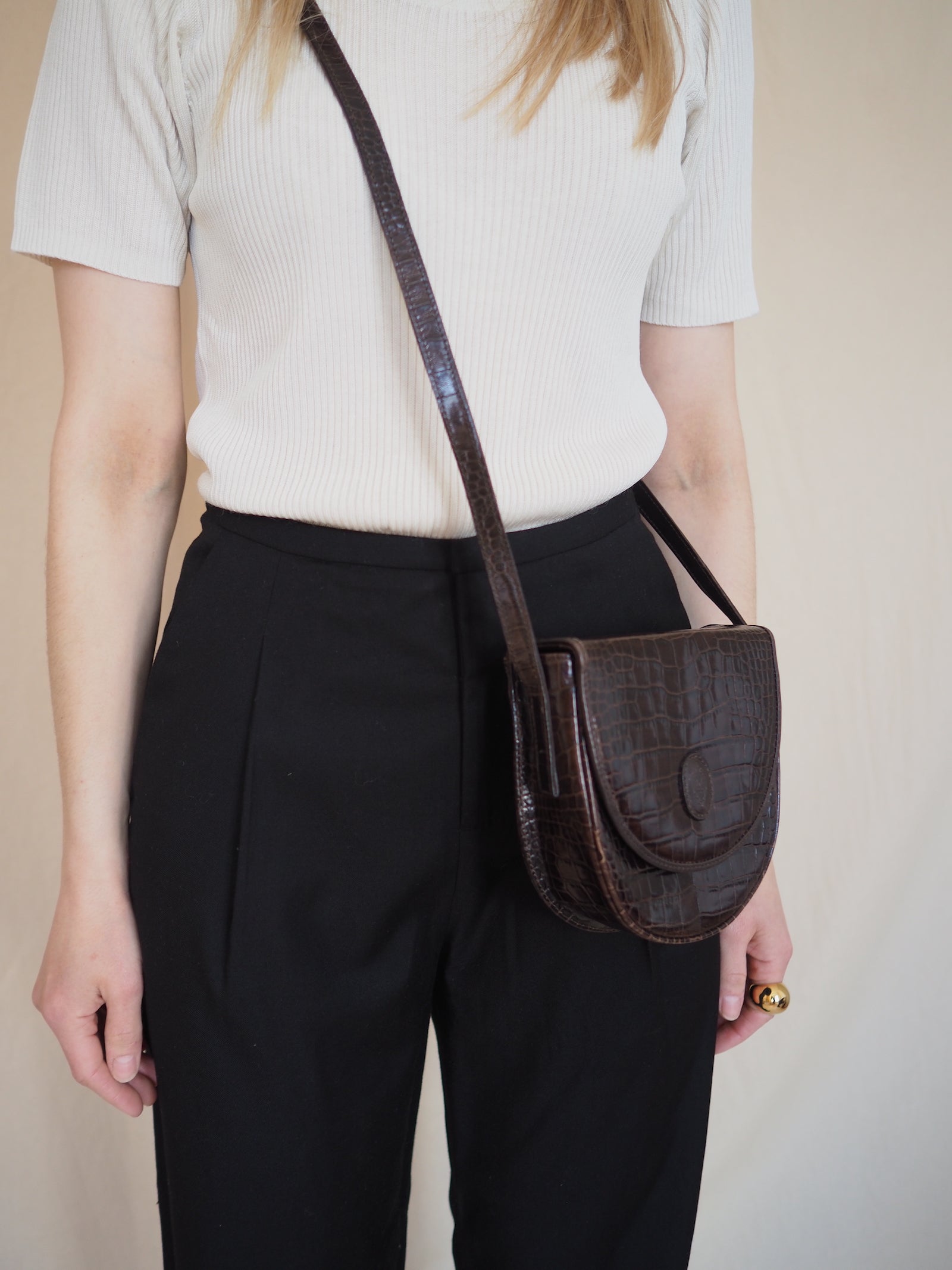 Small Vintage Leather Bag