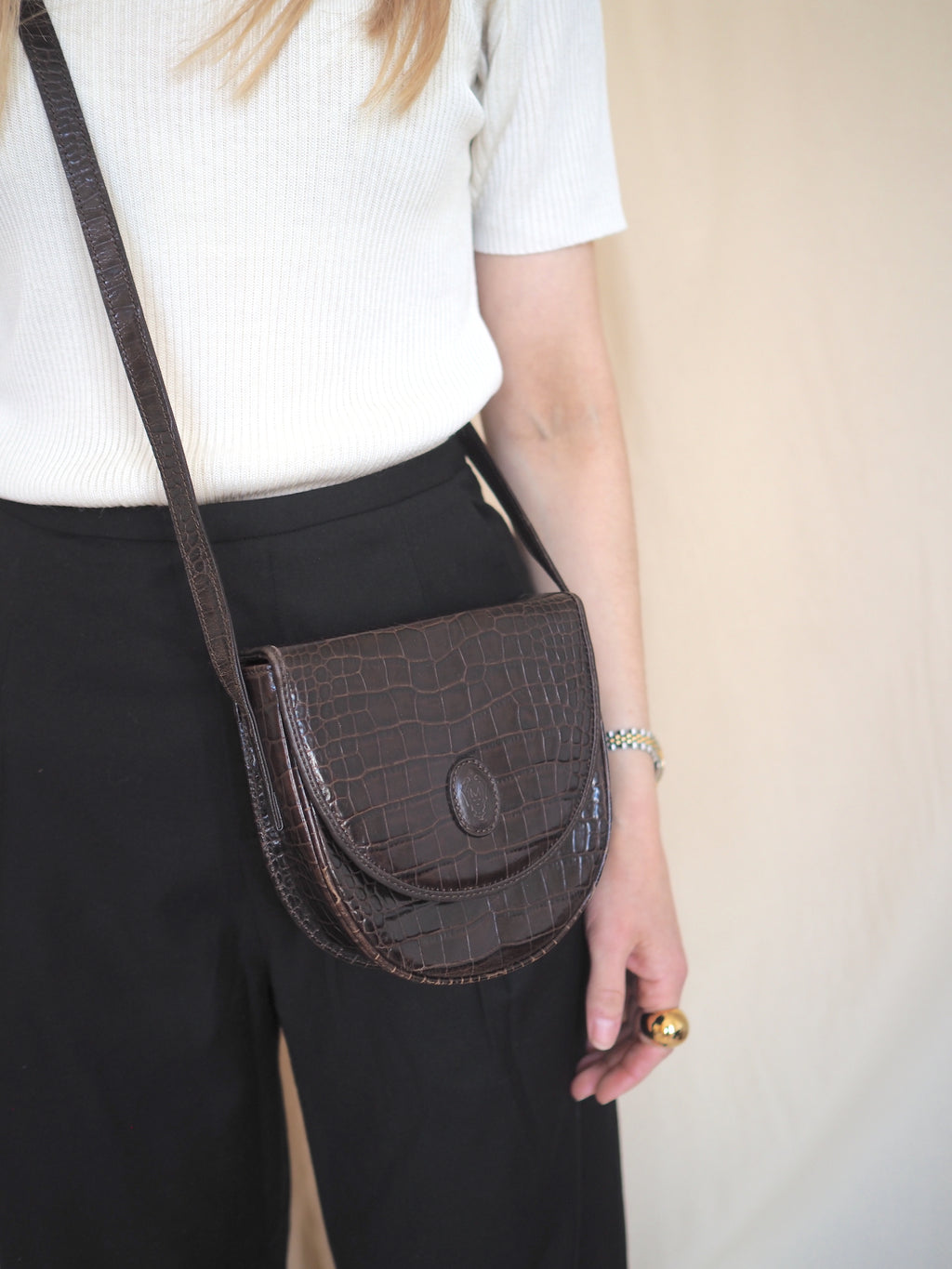 Small Vintage Leather Bag