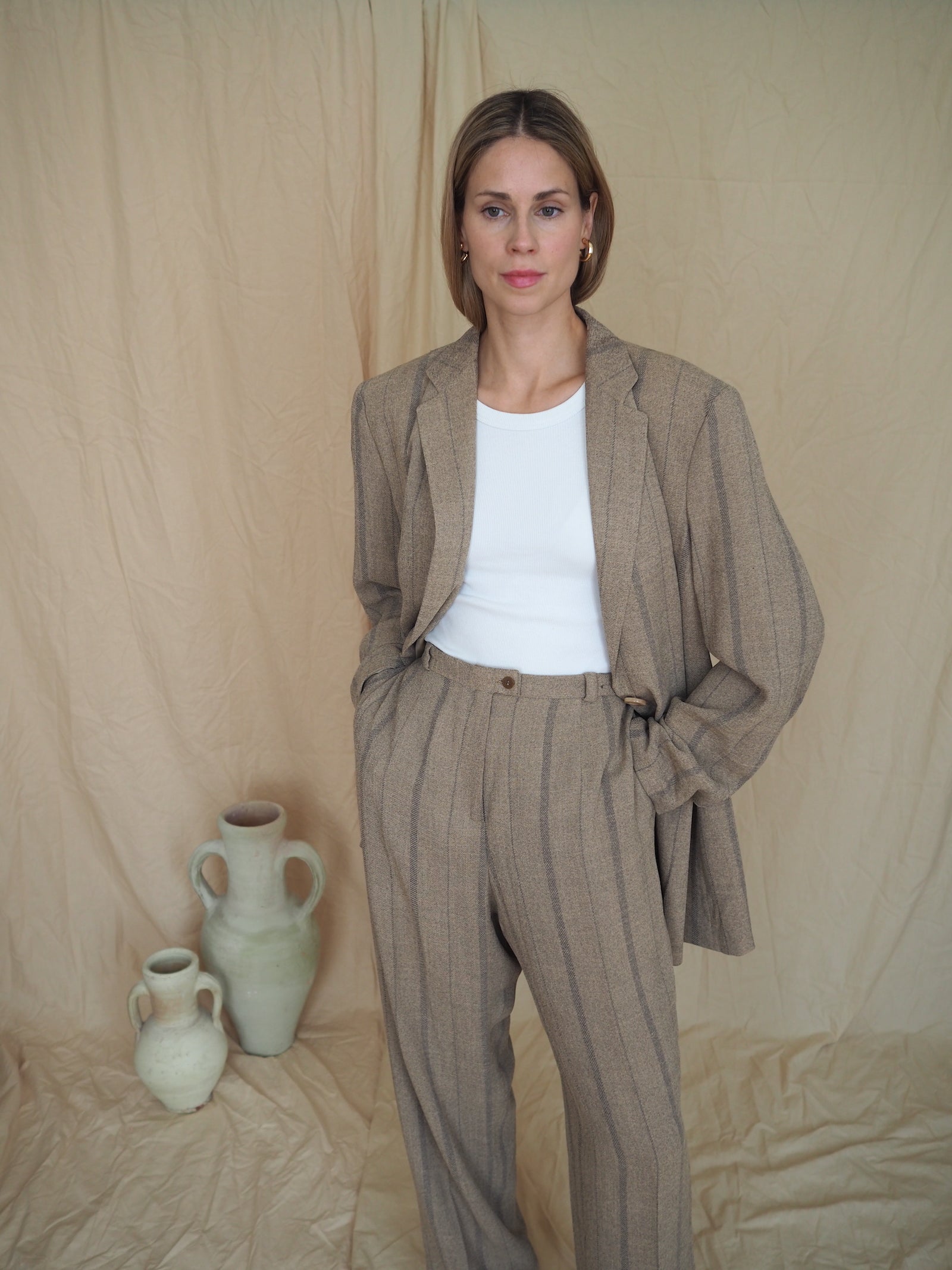 Striped Suit