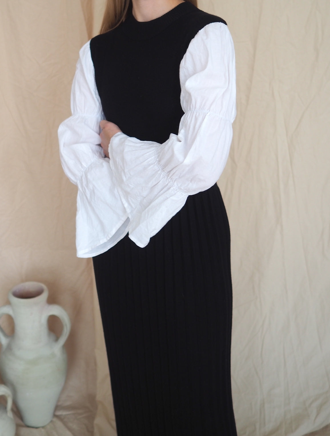 Ruffle Sleeve Dress