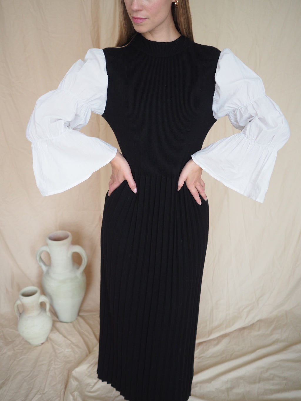 Ruffle Sleeve Dress