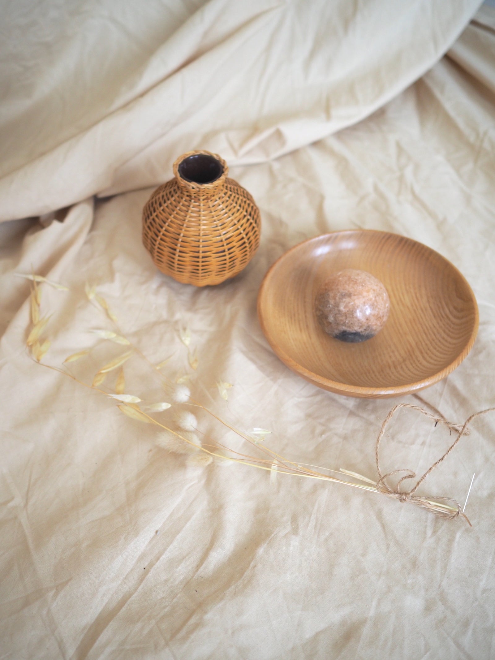 Small Straw Vase