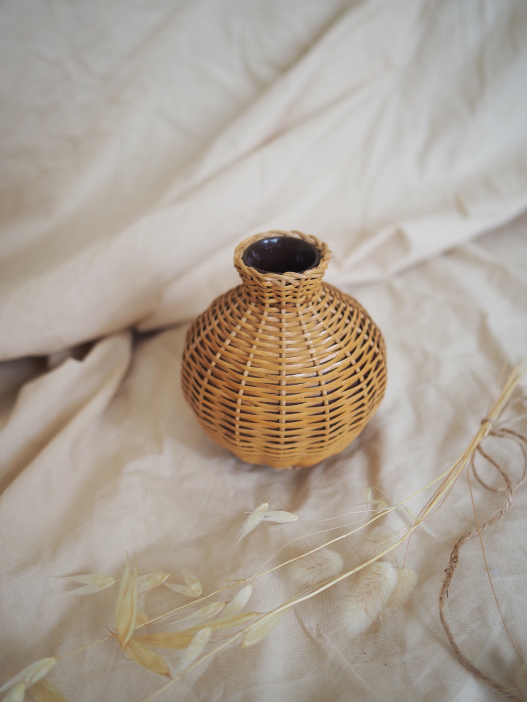 Small Straw Vase