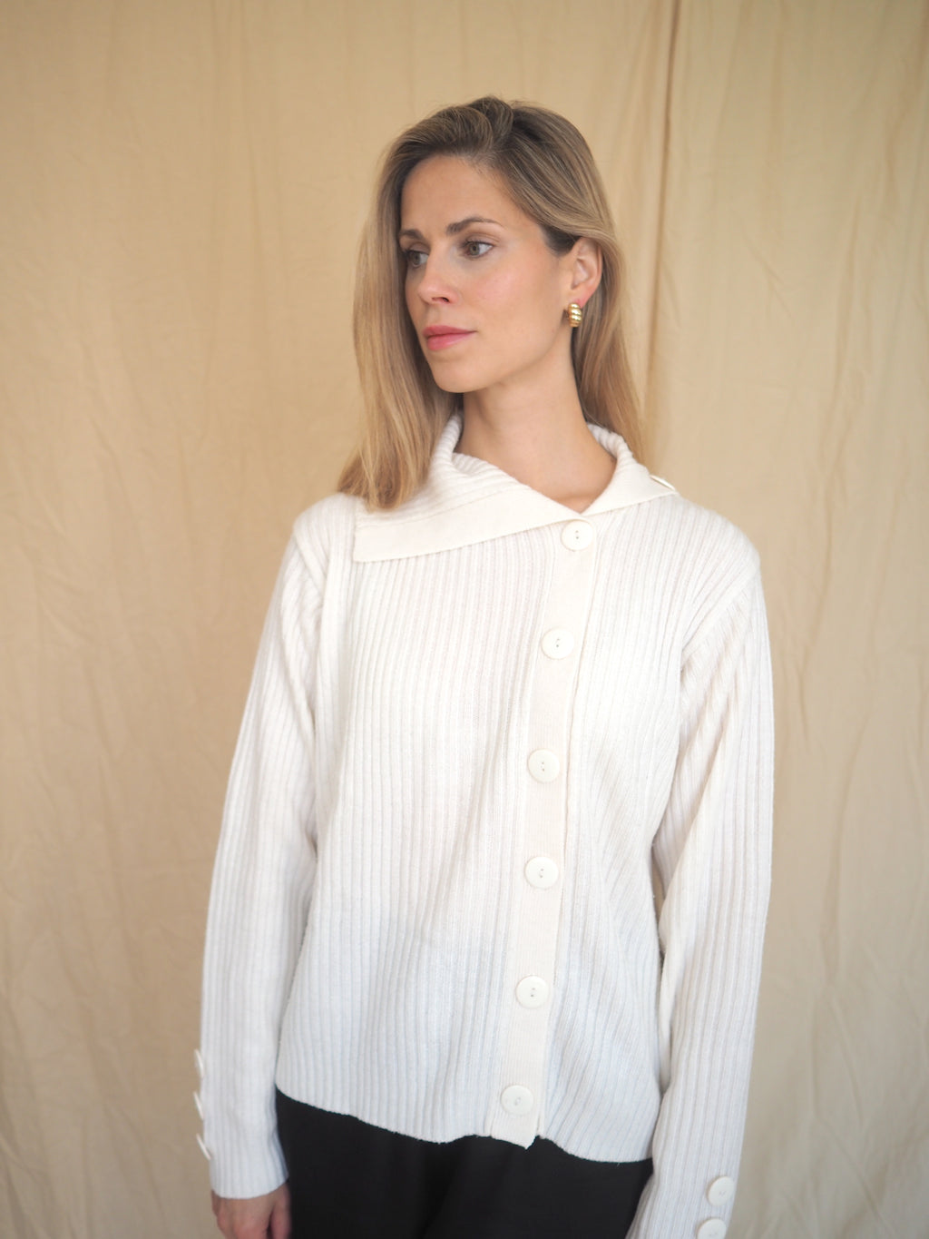 Buttoned Cardigan Sweater