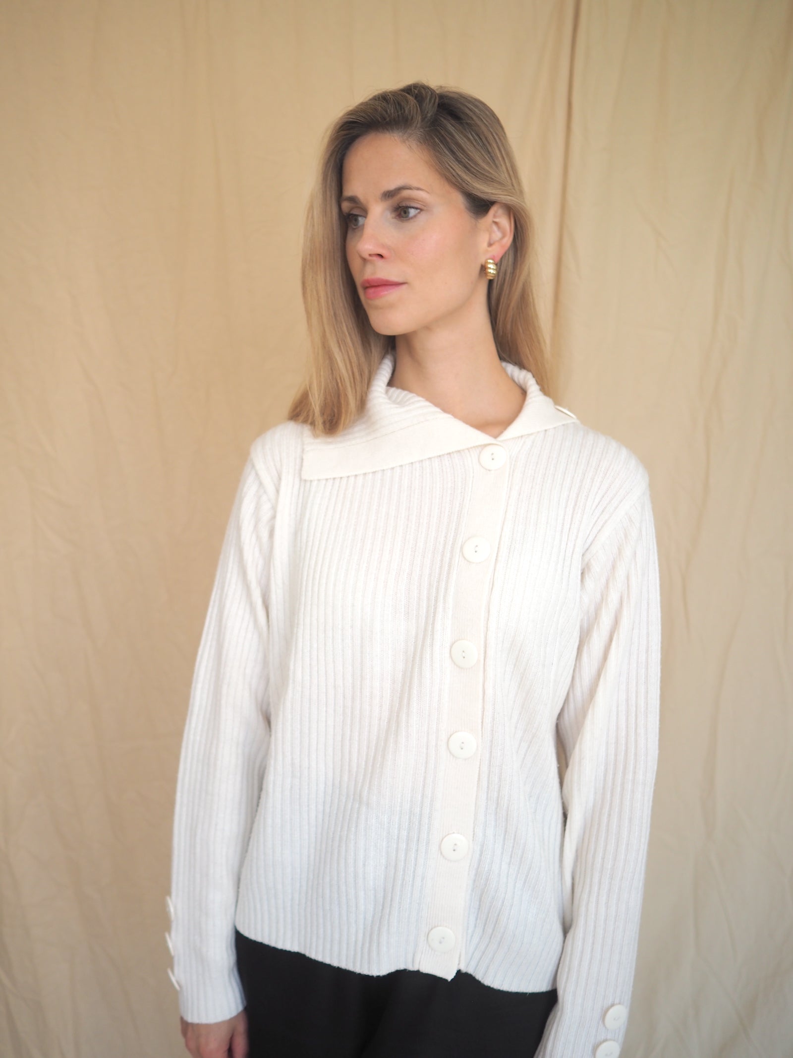 Buttoned Cardigan Sweater