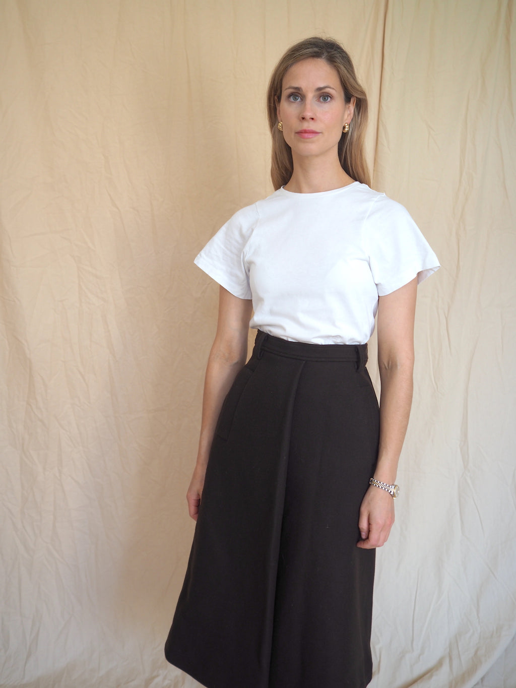 Vintage Bogner Wool Skirt