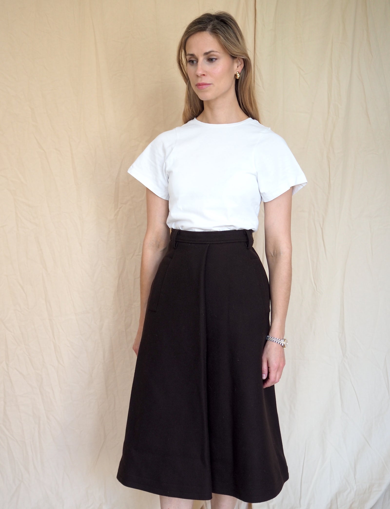 Vintage Bogner Wool Skirt