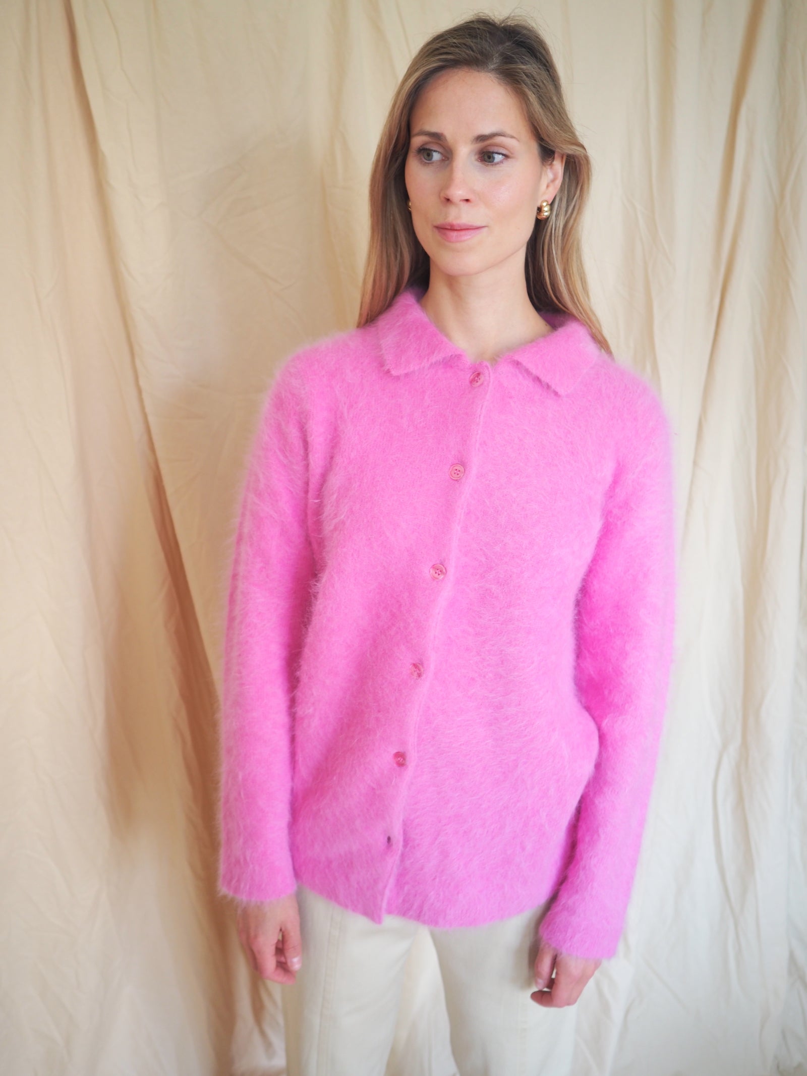 Soft Angora Cardigan 
