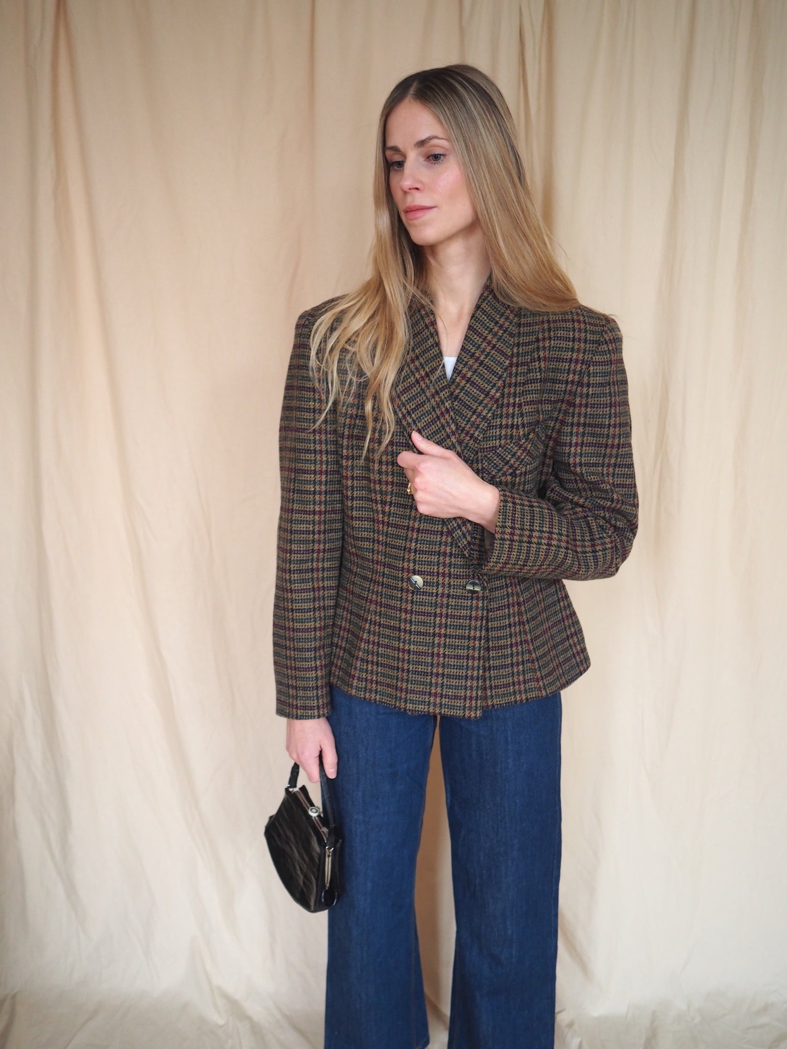 Classic Checked Blazer
