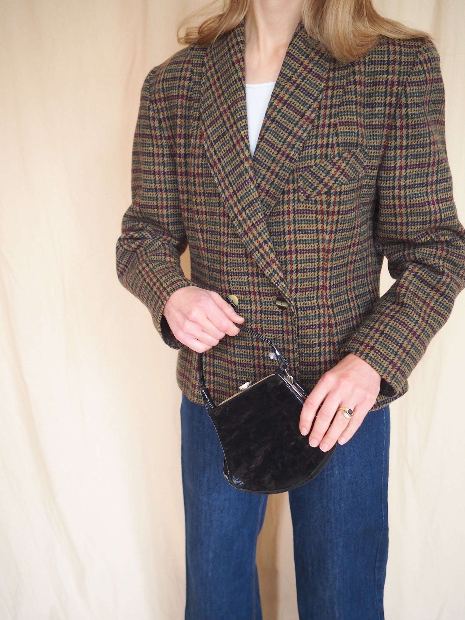 Classic Checked Blazer