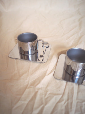 Vintage Italian Espresso Cups (Set of 2)