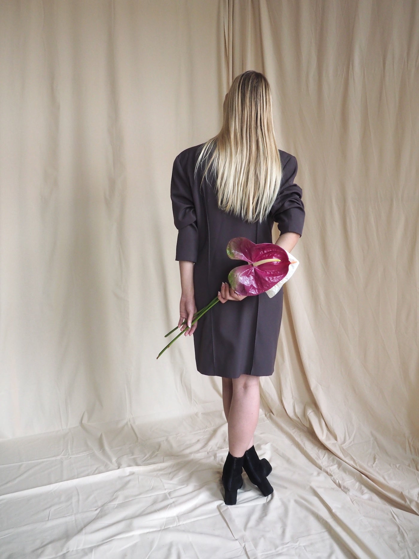 New Wool Long Blazer