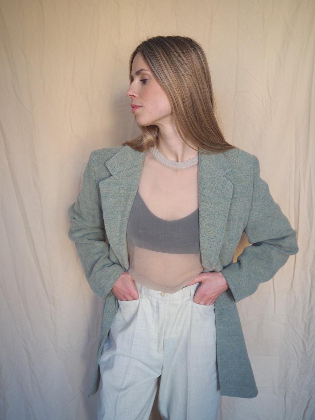 Sage Green Blazer