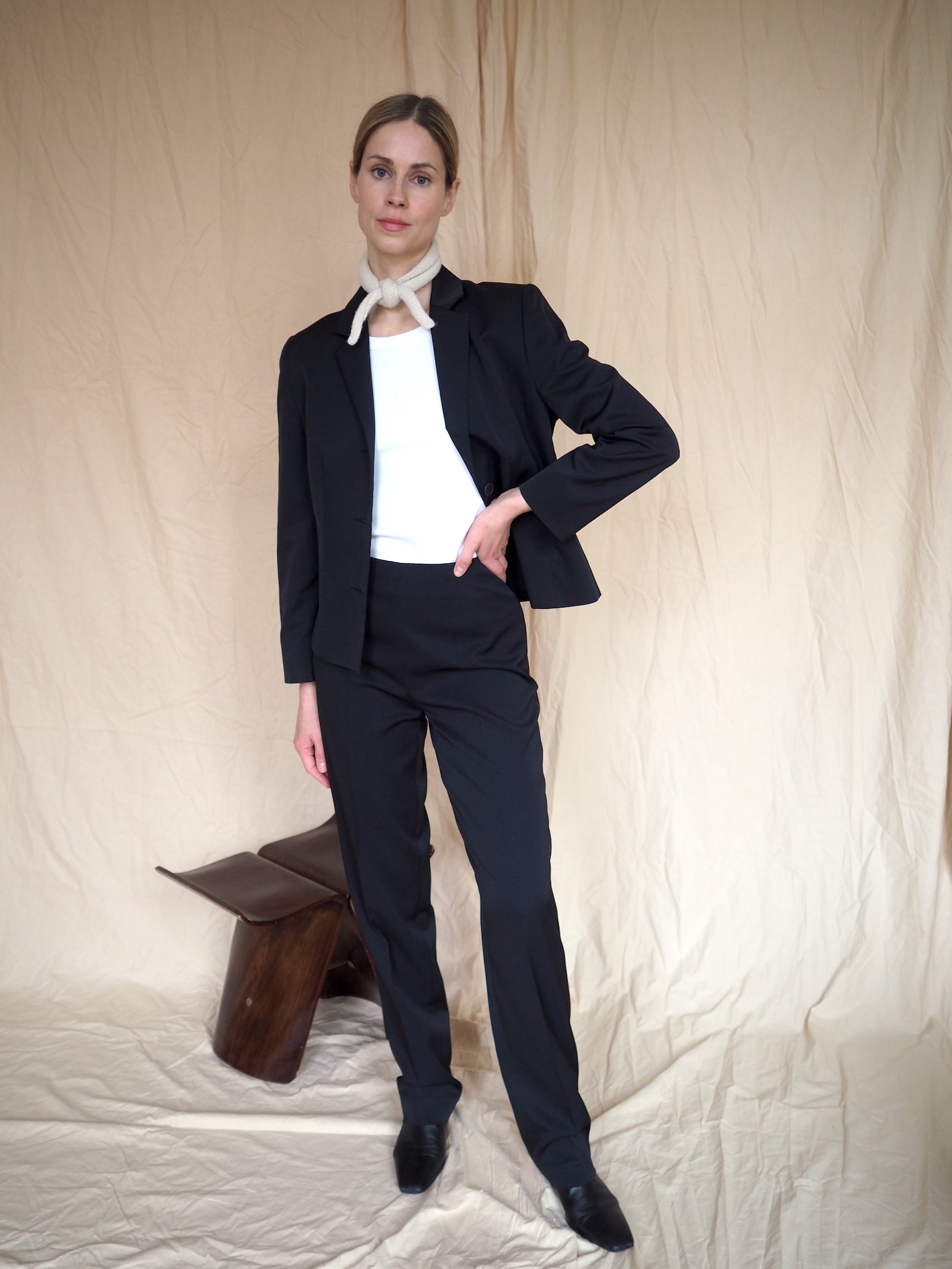 Women Stylish Black Tuxedo