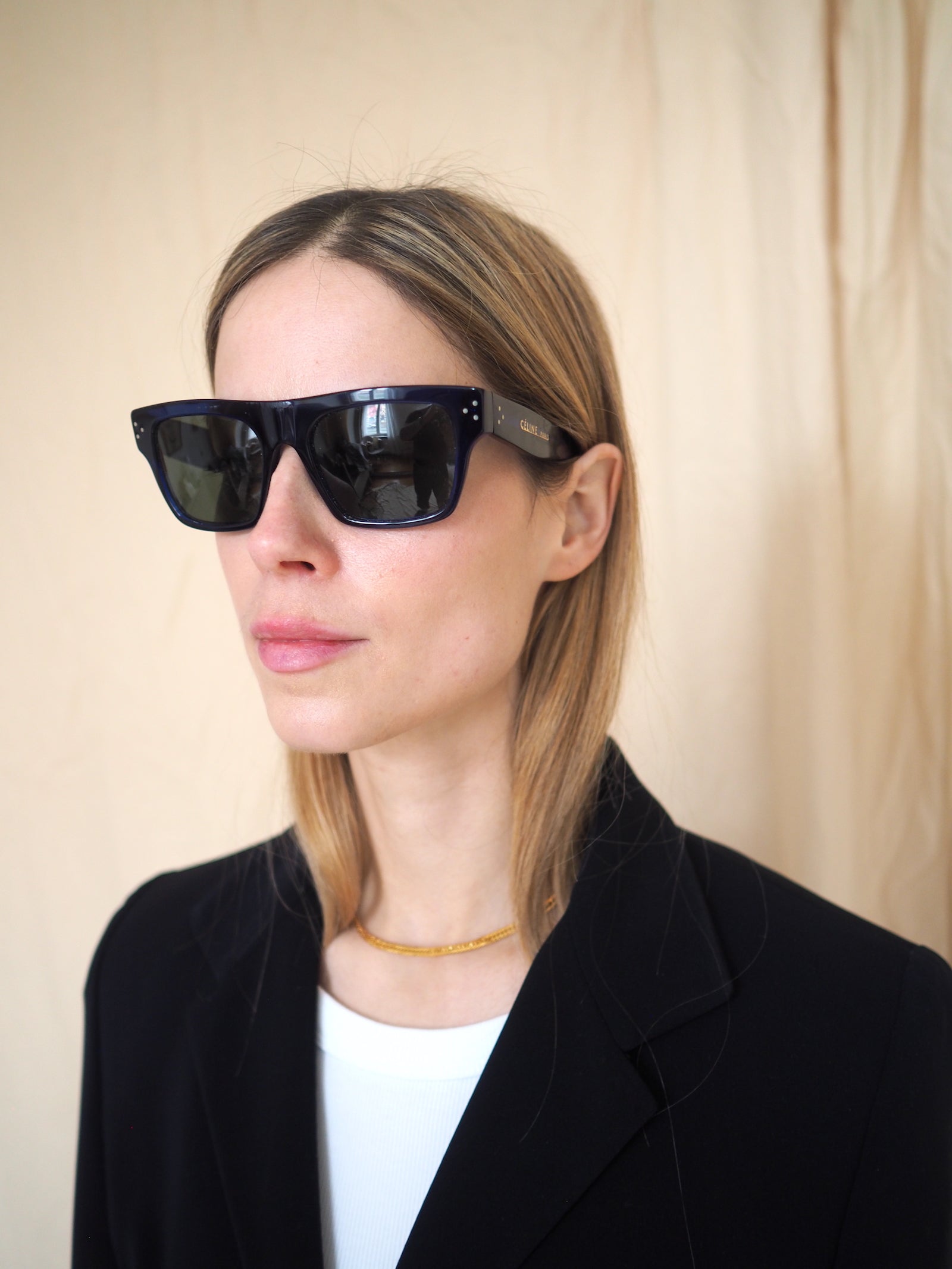 Gold Metal aviator sunglasses | Celine Eyewear | MATCHES UK