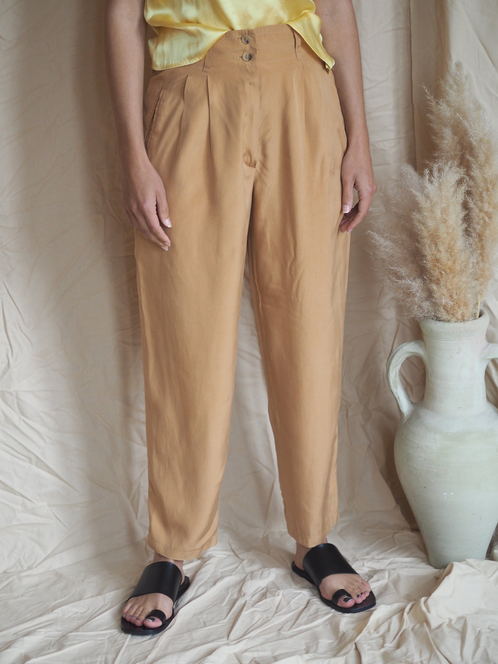 Jil Sander Silk Trousers