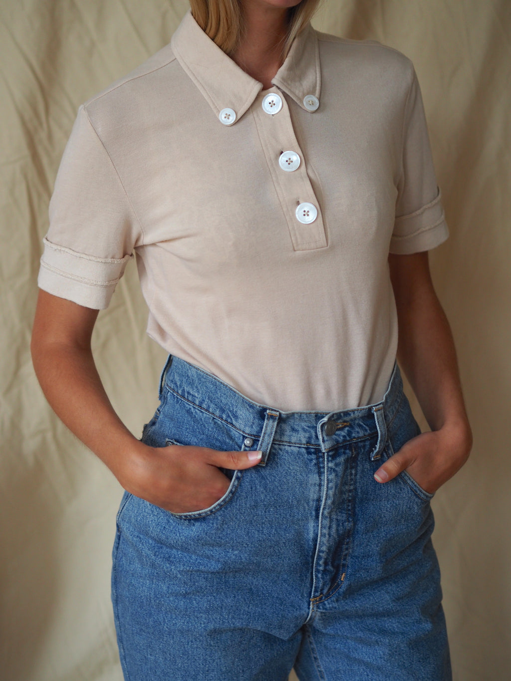 Cotton Jersey Polo