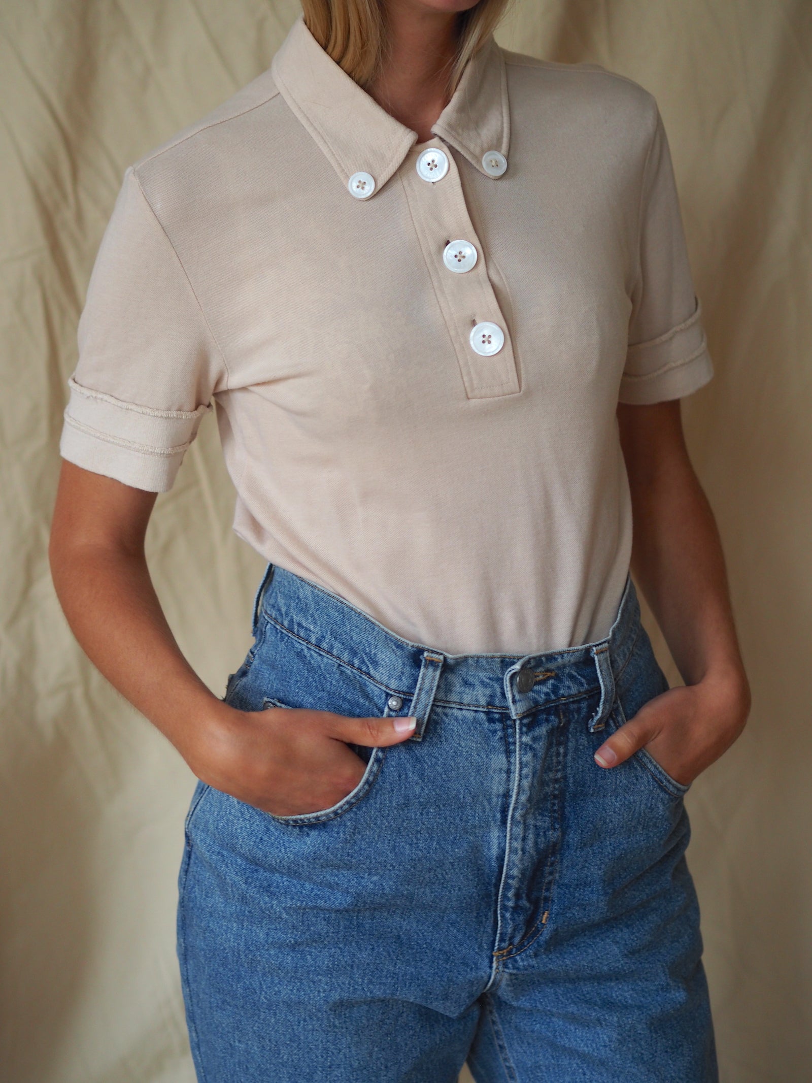 Cotton Jersey Polo