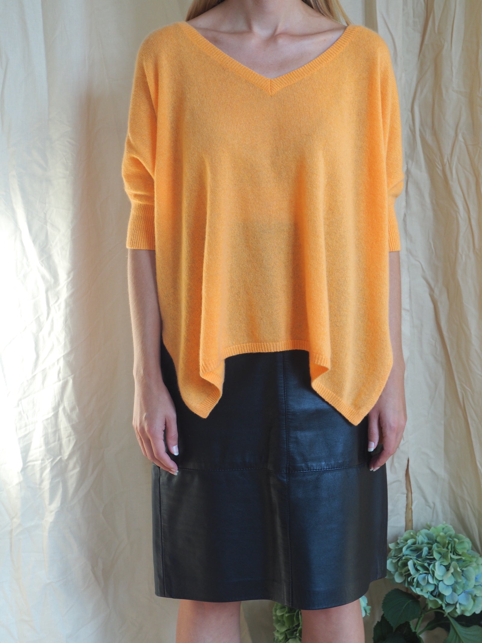 Cashmere Poncho Knit
