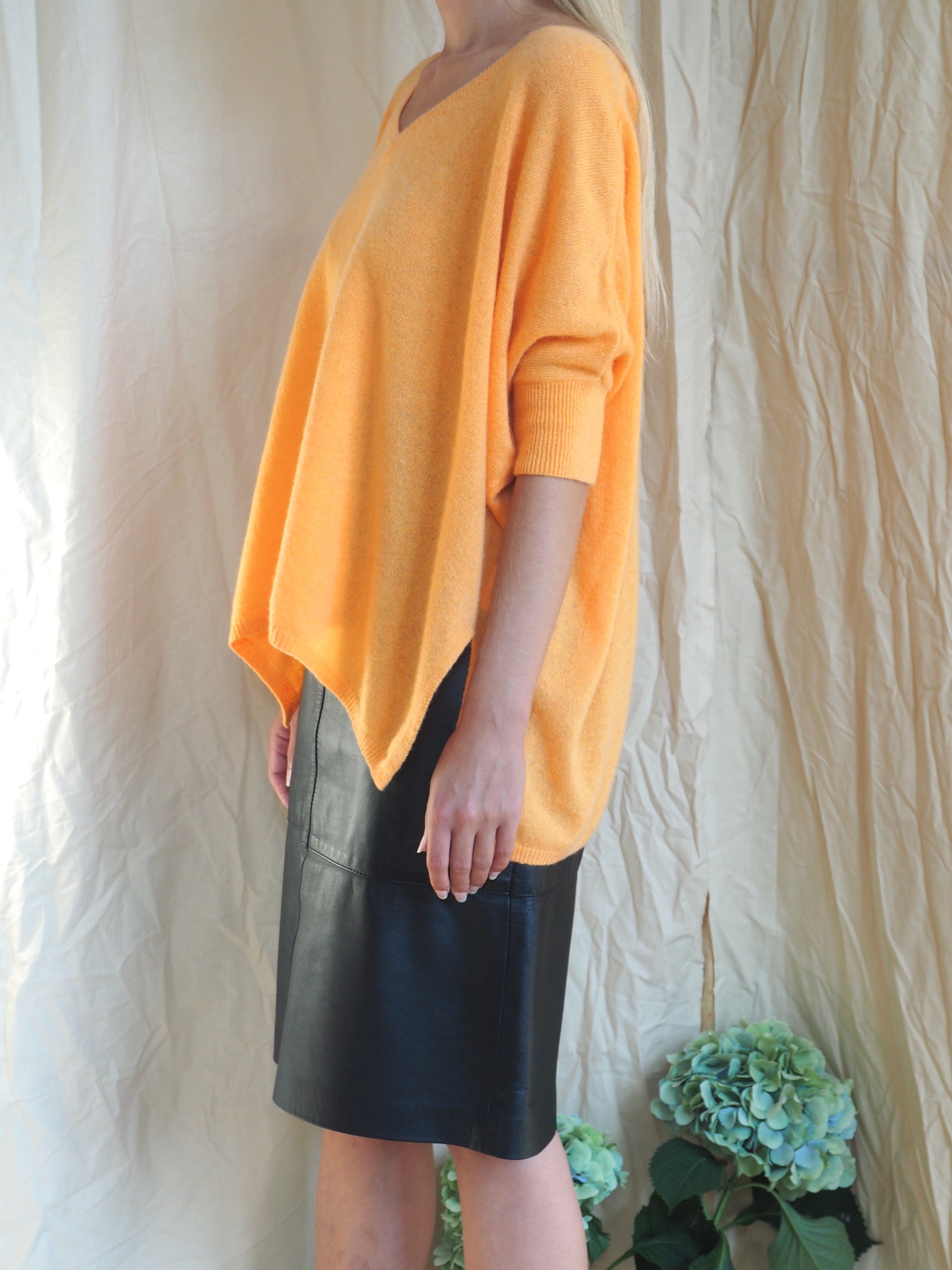 Cashmere Poncho Knit