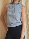Joseph Sleeveless Cashmere Hoodie