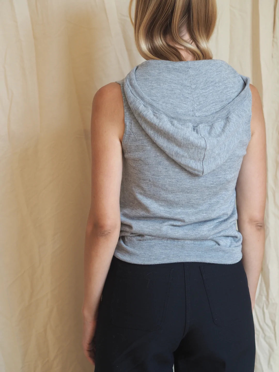 Joseph Sleeveless Cashmere Hoodie