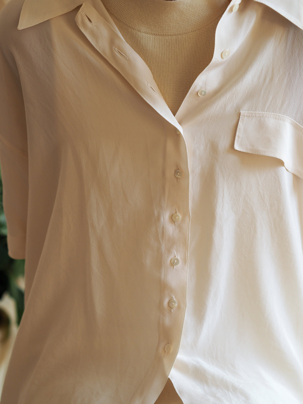 Off-white Silk Blouse