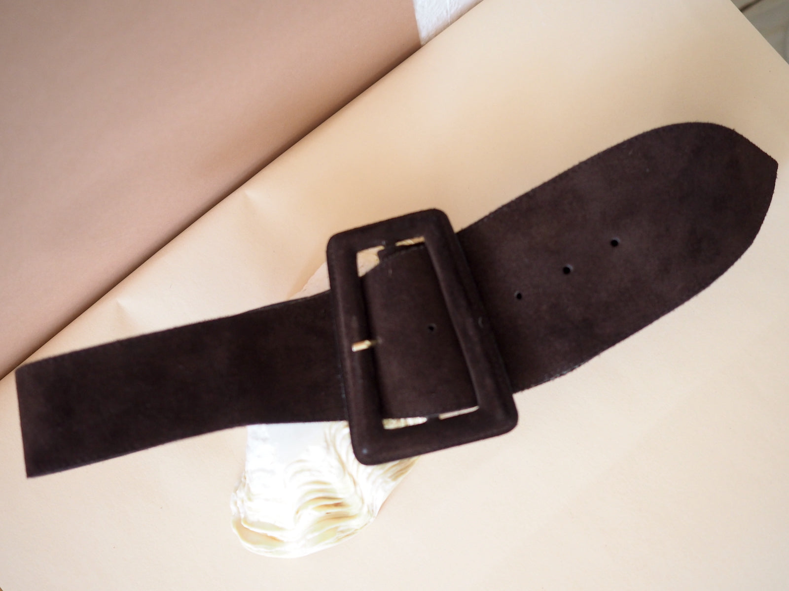 Suede Leather Belt