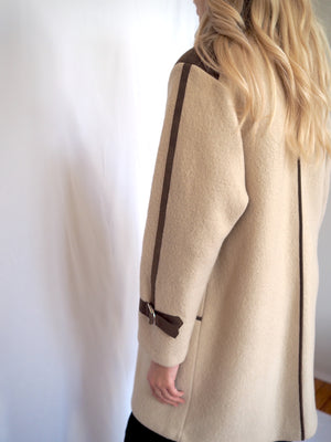 Utility Style Wool Coat