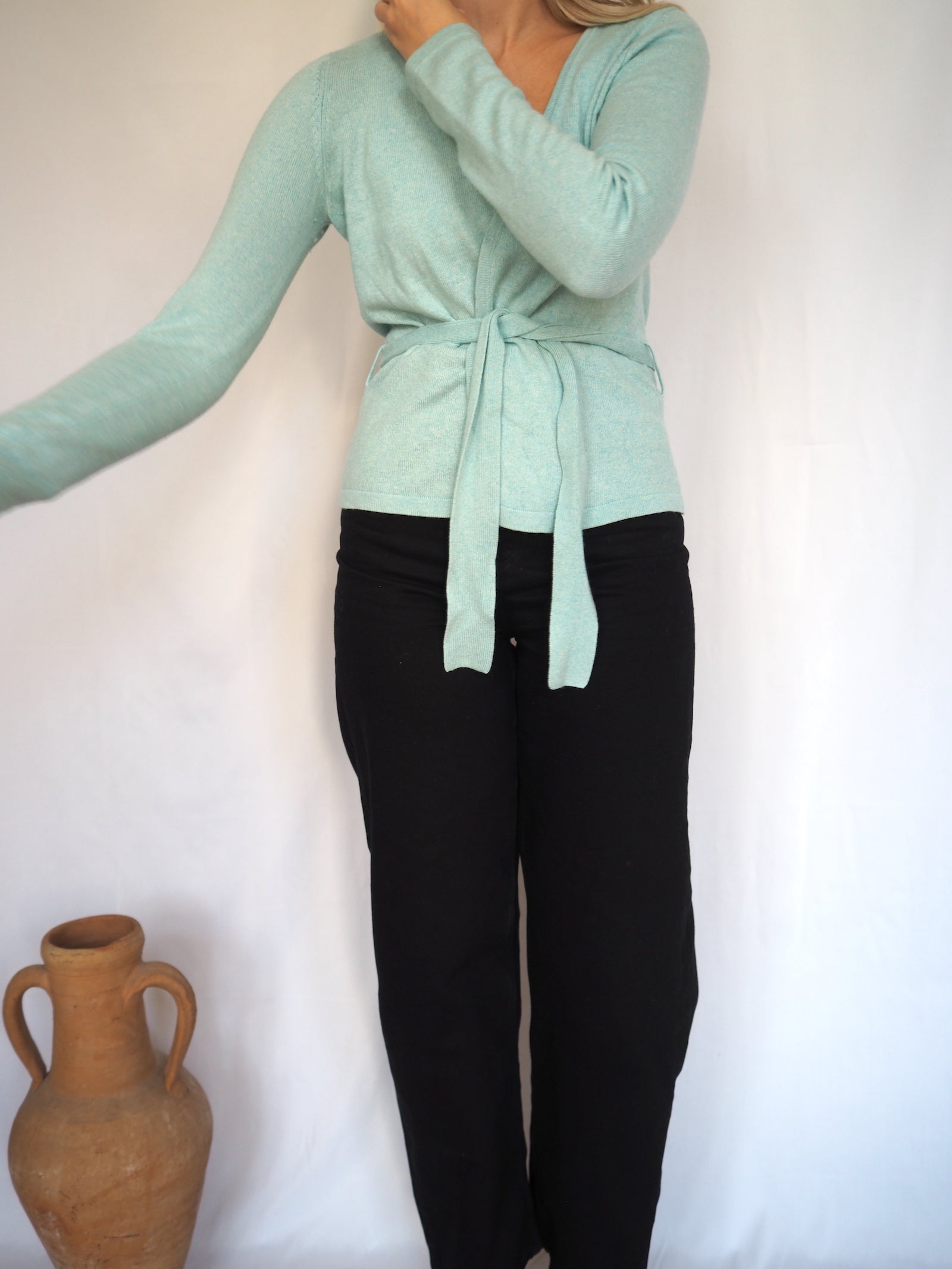 Wrap Silk & Cashmere Cardigan