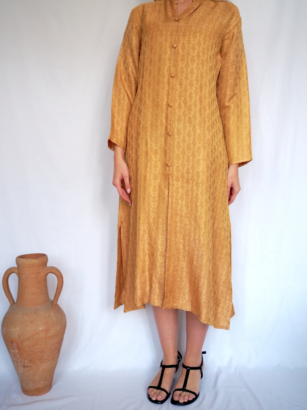 Printed Midi Dress