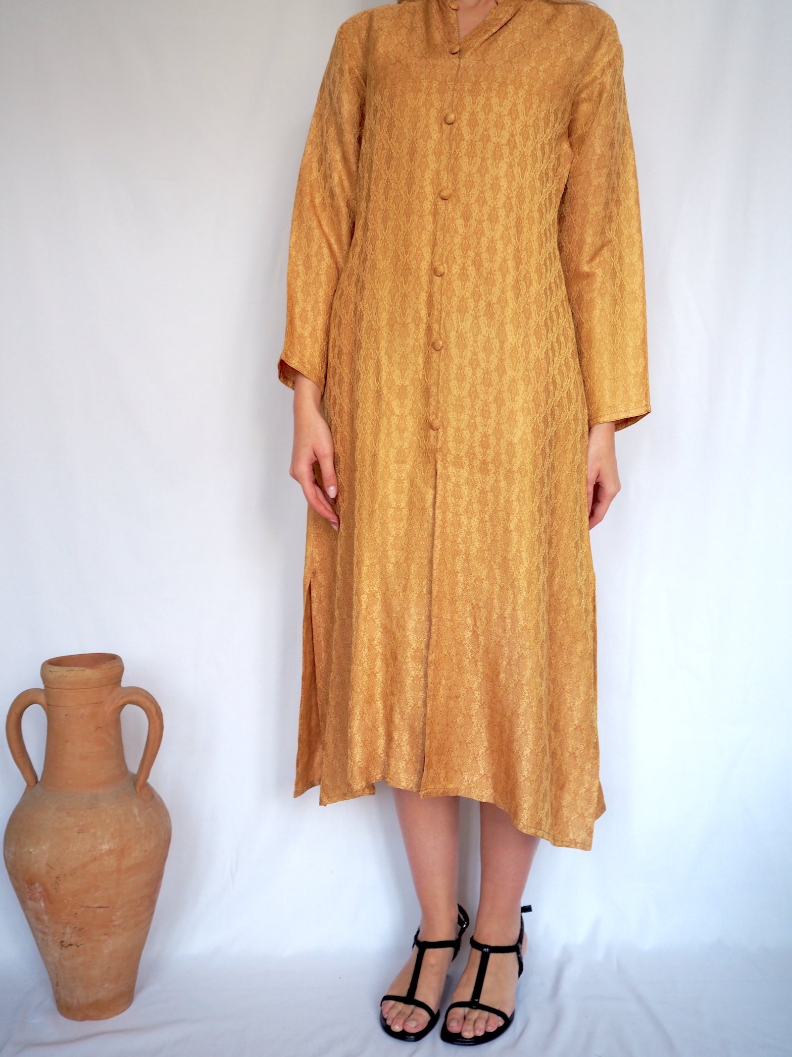 Printed Midi Dress