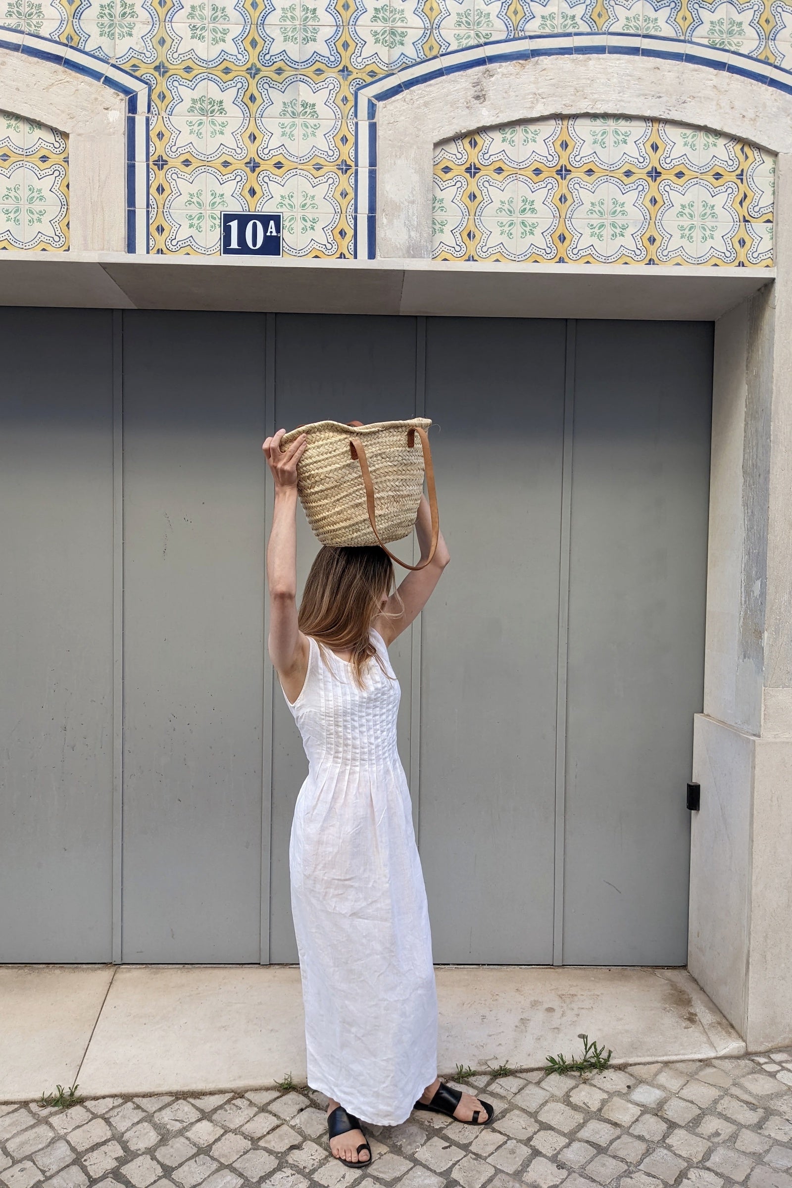 Sleeveless Linen Maxi Dress